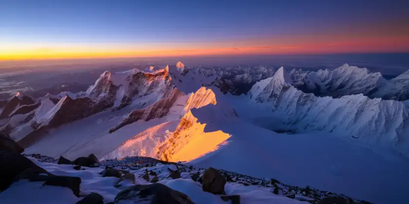 Mount Everest Facts Landscape Sunrise