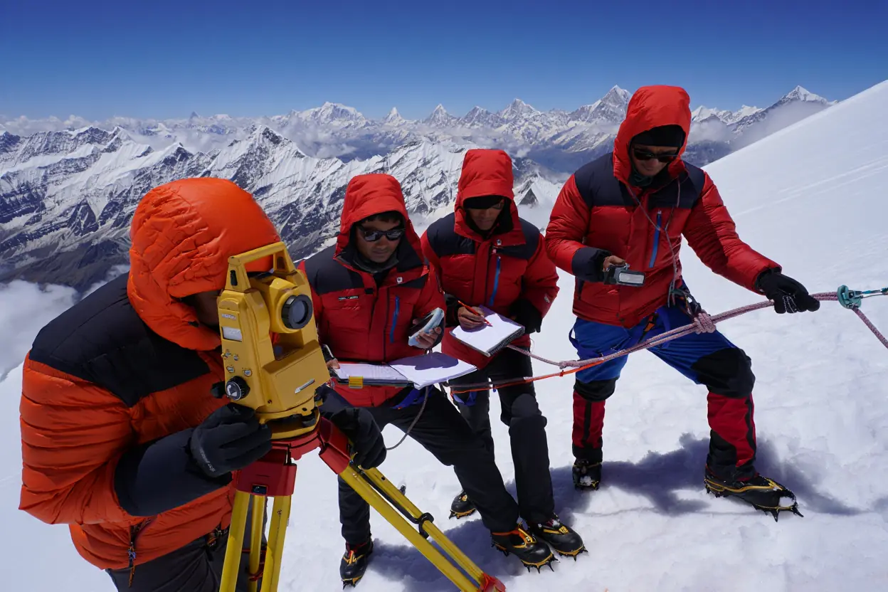 Measuring How Tall Is Mount Everest