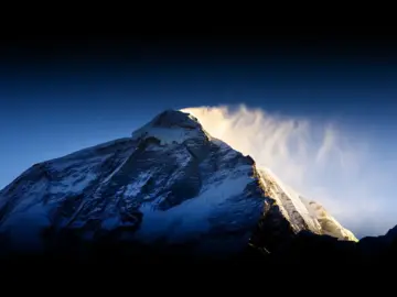 Mount Everest Summit Temperature Right Now Wind Plume