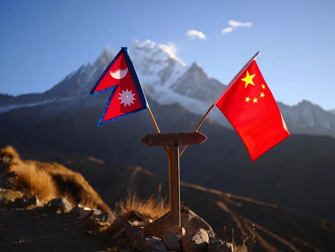 Mt Everest In Which Country Border