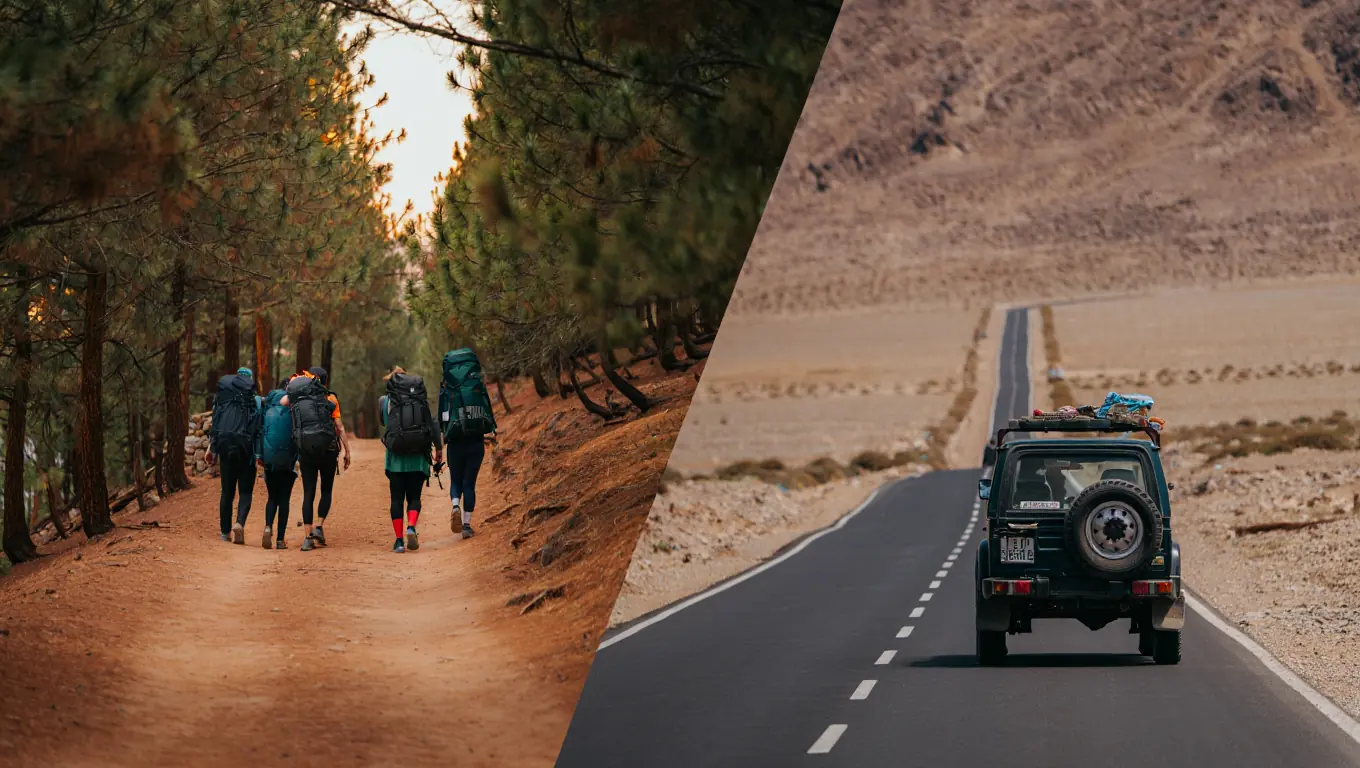 Nepal Trekking Vs China Driving
