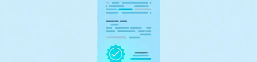 Terms of Service page illustration