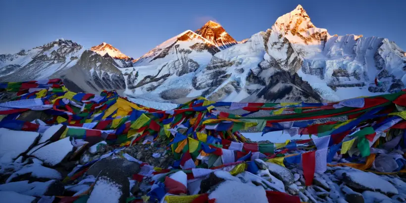 Where Is Mt Everest Main Peak View